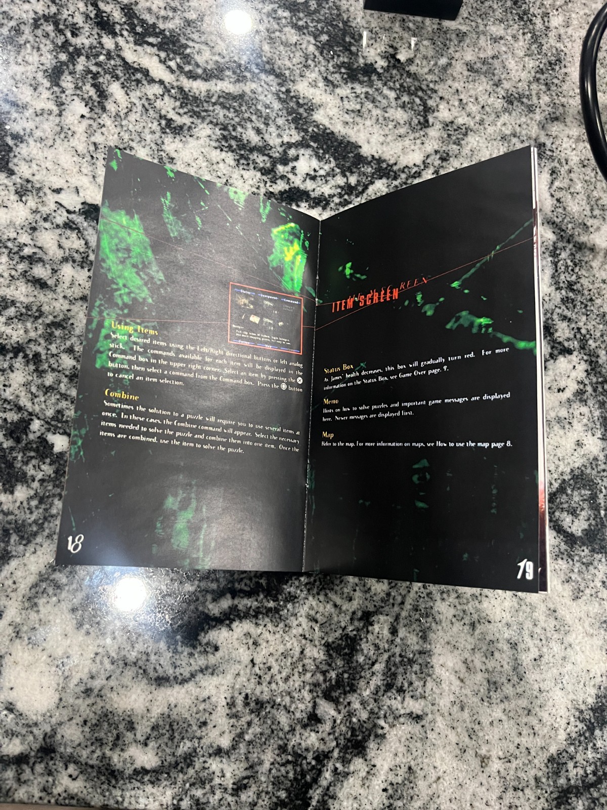 Replacement Manual for - Silent Hill 2 - Sony PS2 Instruction Booklet