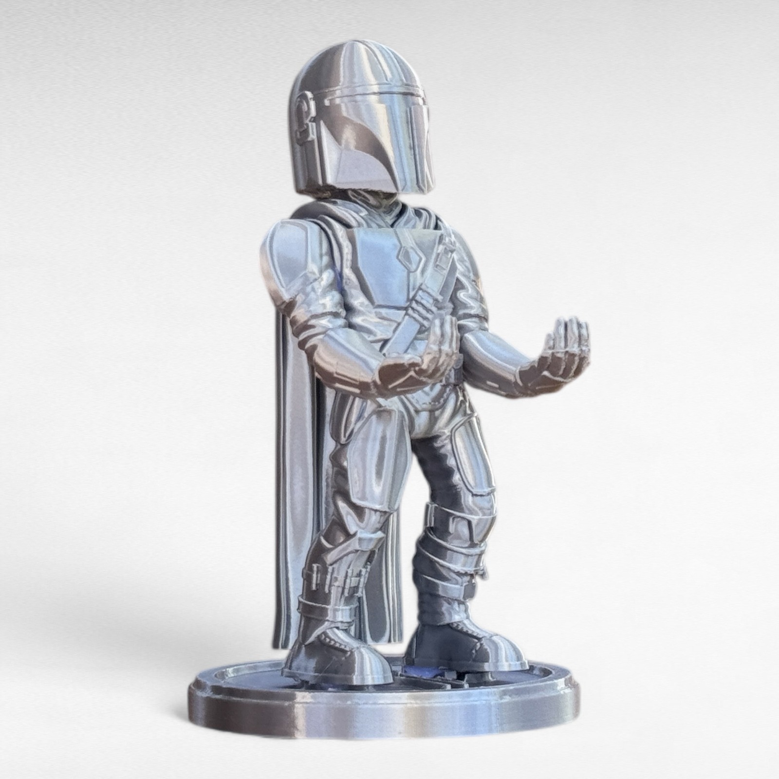 Mandalorian Controller Stand Holder for PS5 Xbox | Star Wars Gamer Gift Desk