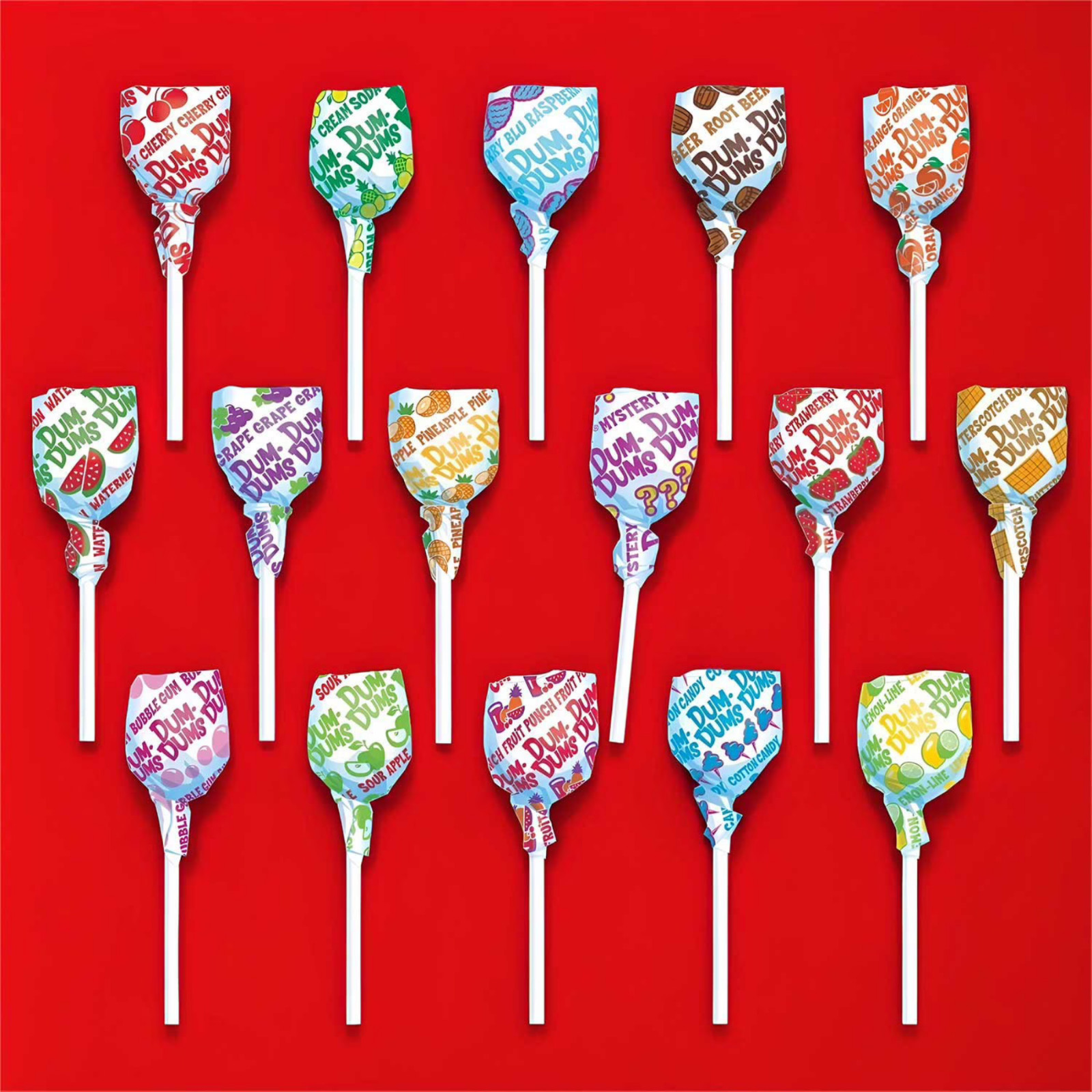 Dum Dums Original Mix Lollipops 2 LB Bulk Assorted Candy Made in USA