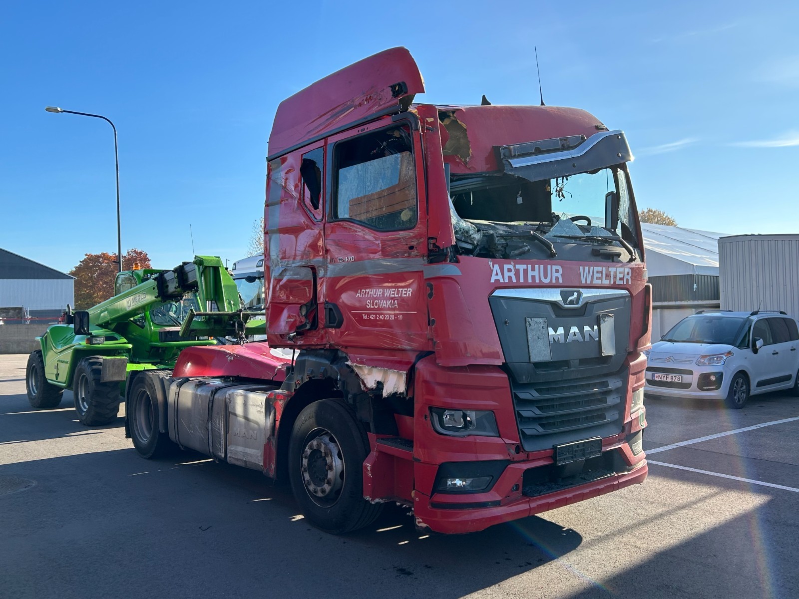 2022 MAN TGX 18.470 EURO 6 for breaking. Big stock of parts available