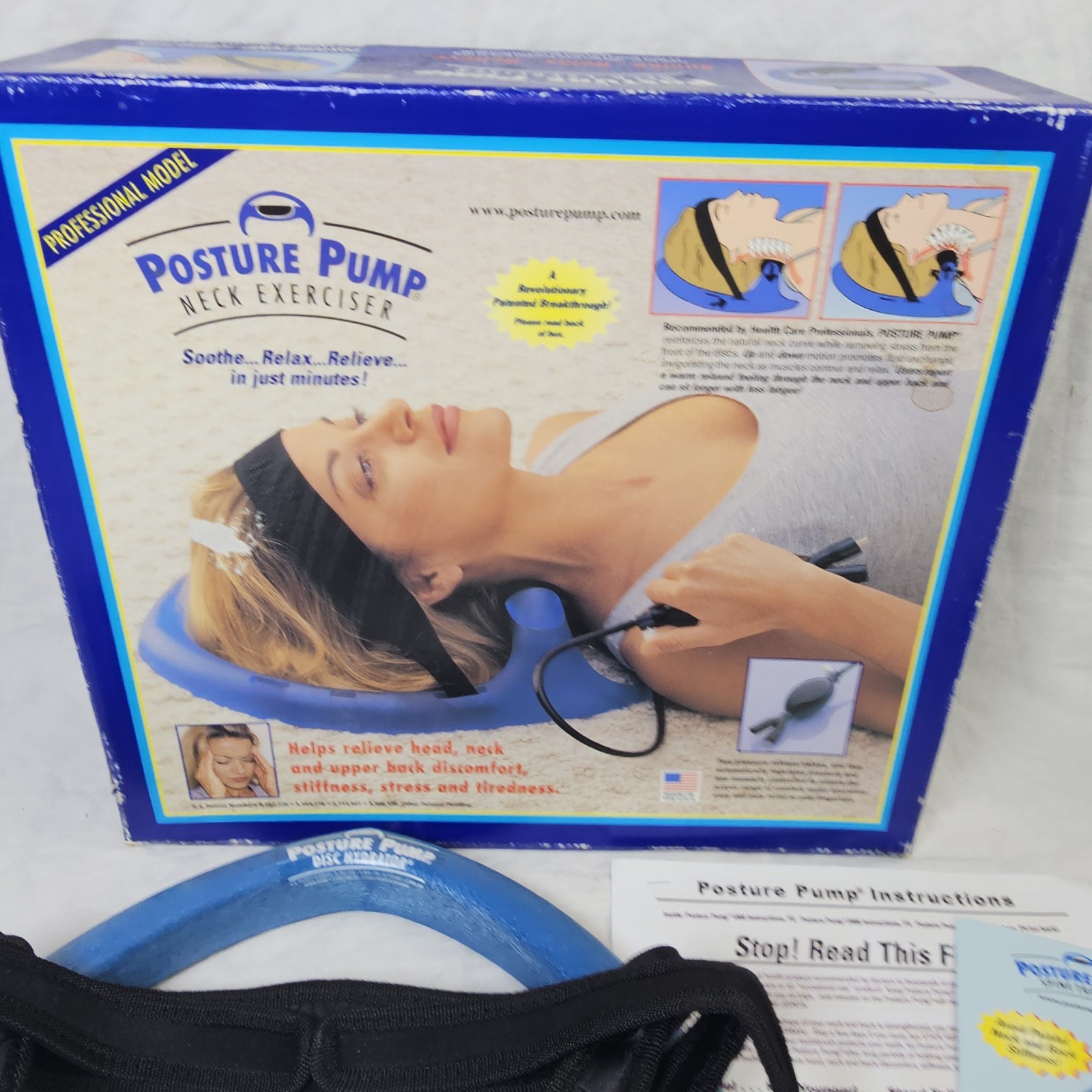 Posture Pump Neck Exerciser Machine Professional Model Made in USA