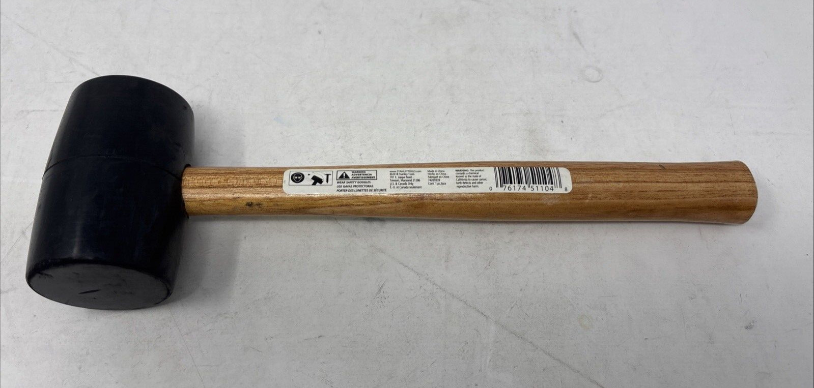 Stanley 51-104 Rubber Mallet, 16 Oz
