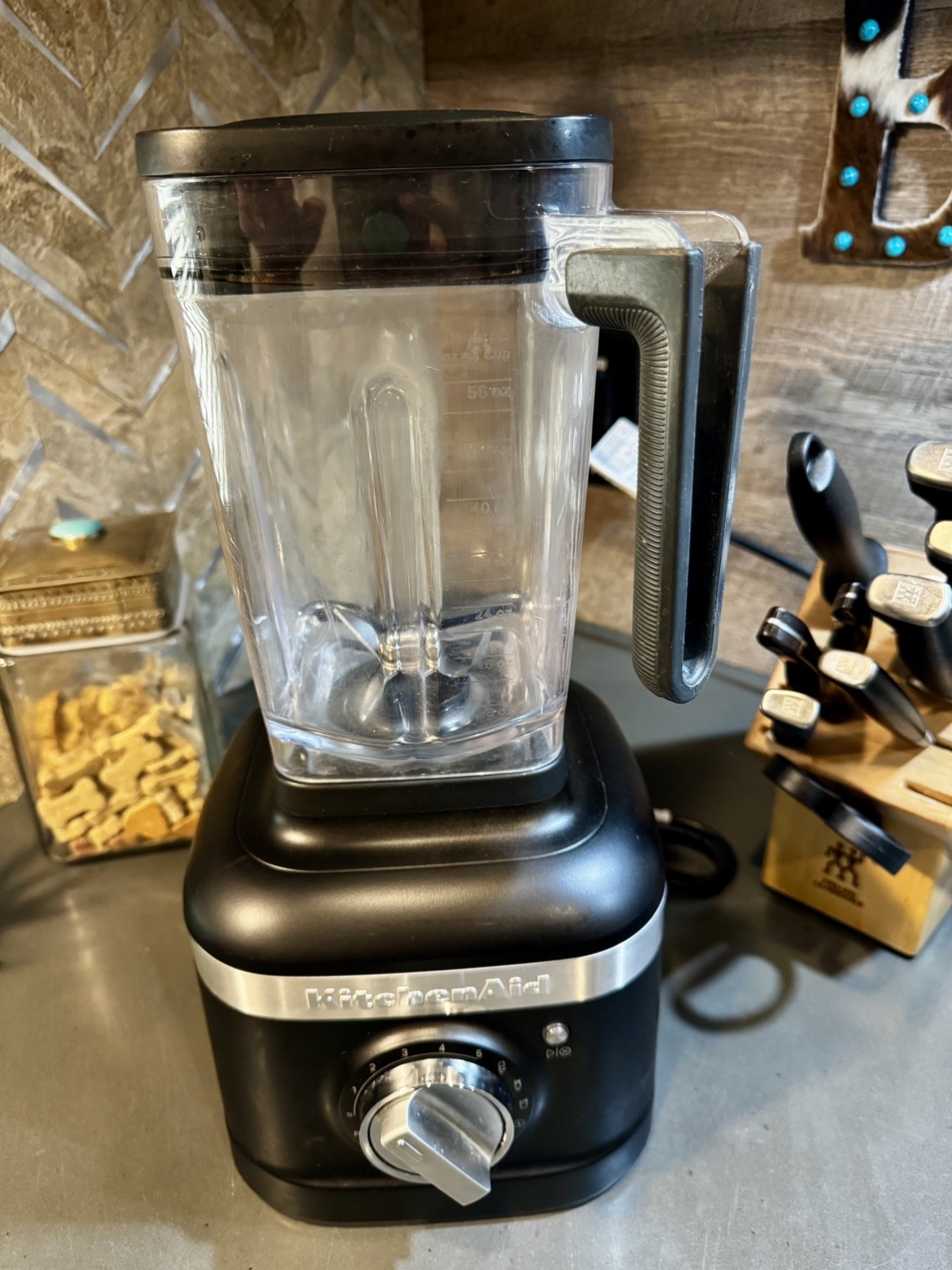 KitchenAid K400 Blender – Matte Black– No Extra Accessories