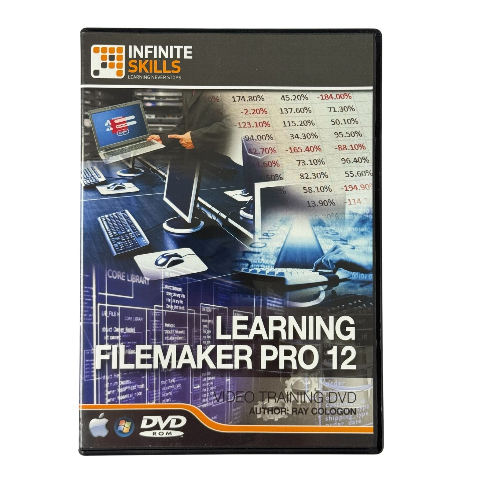 Infinite Skills Learning FileMaker Pro 12 Video Training DVD Mac PC Database