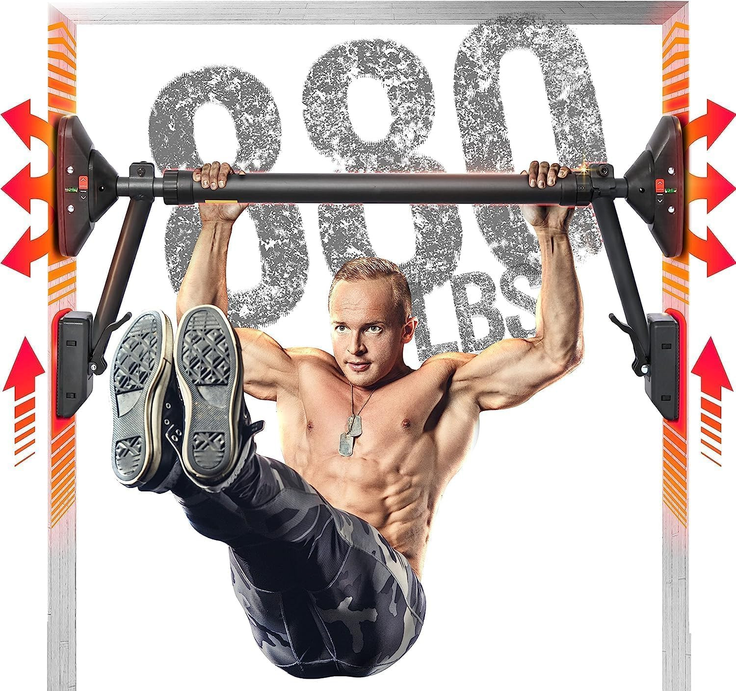 Pull up Bar/Chin up Bar Upper Body Workout Bar, Super Load-Bearing: Dual Securit
