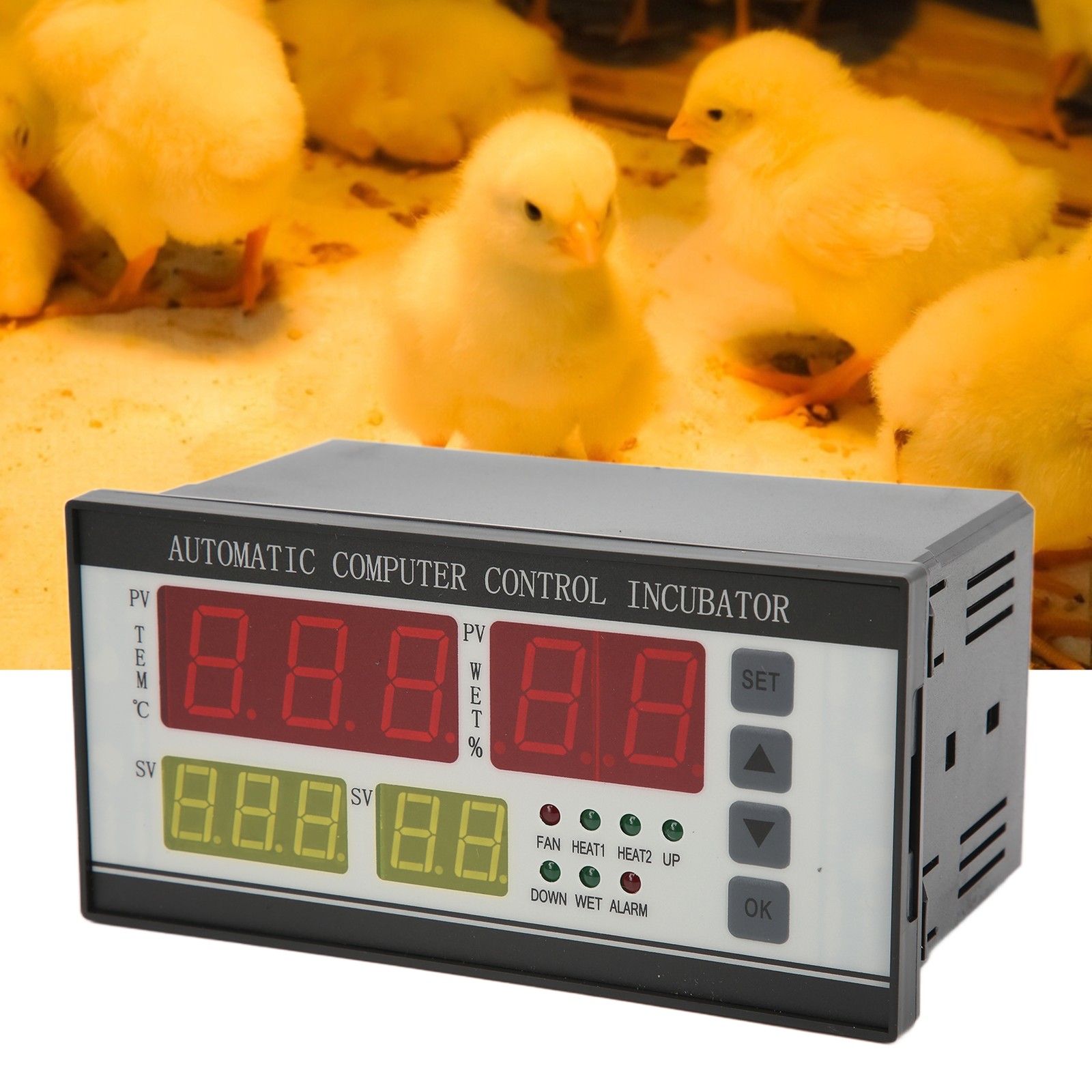 § 110V Egg Incubator Controller Thermostat Automatic Temperature Humidity