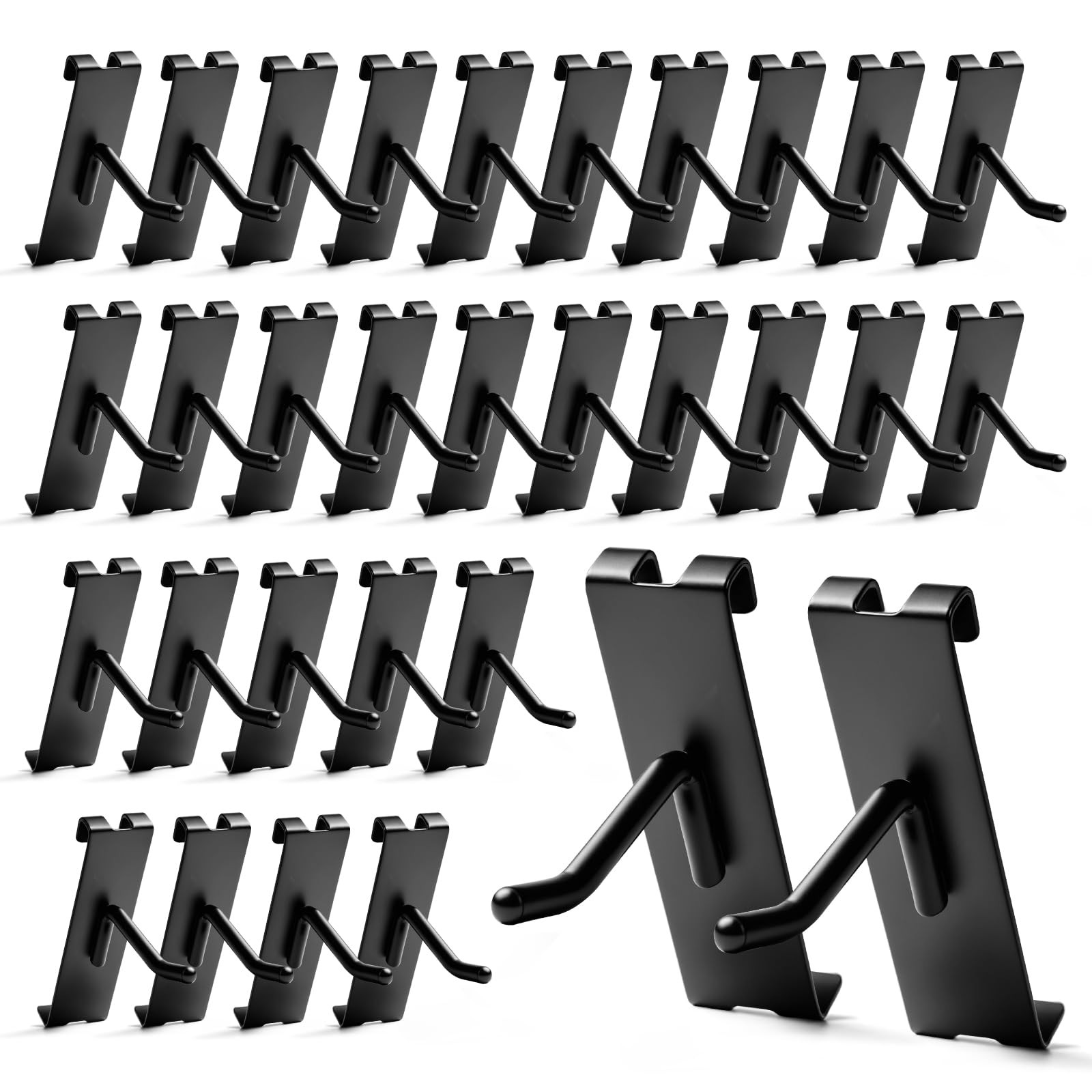 YGPHO Gridwall Hooks 2 Inch, 60 Pack Heavy Dut Display Hooks for Grid Wall, G...