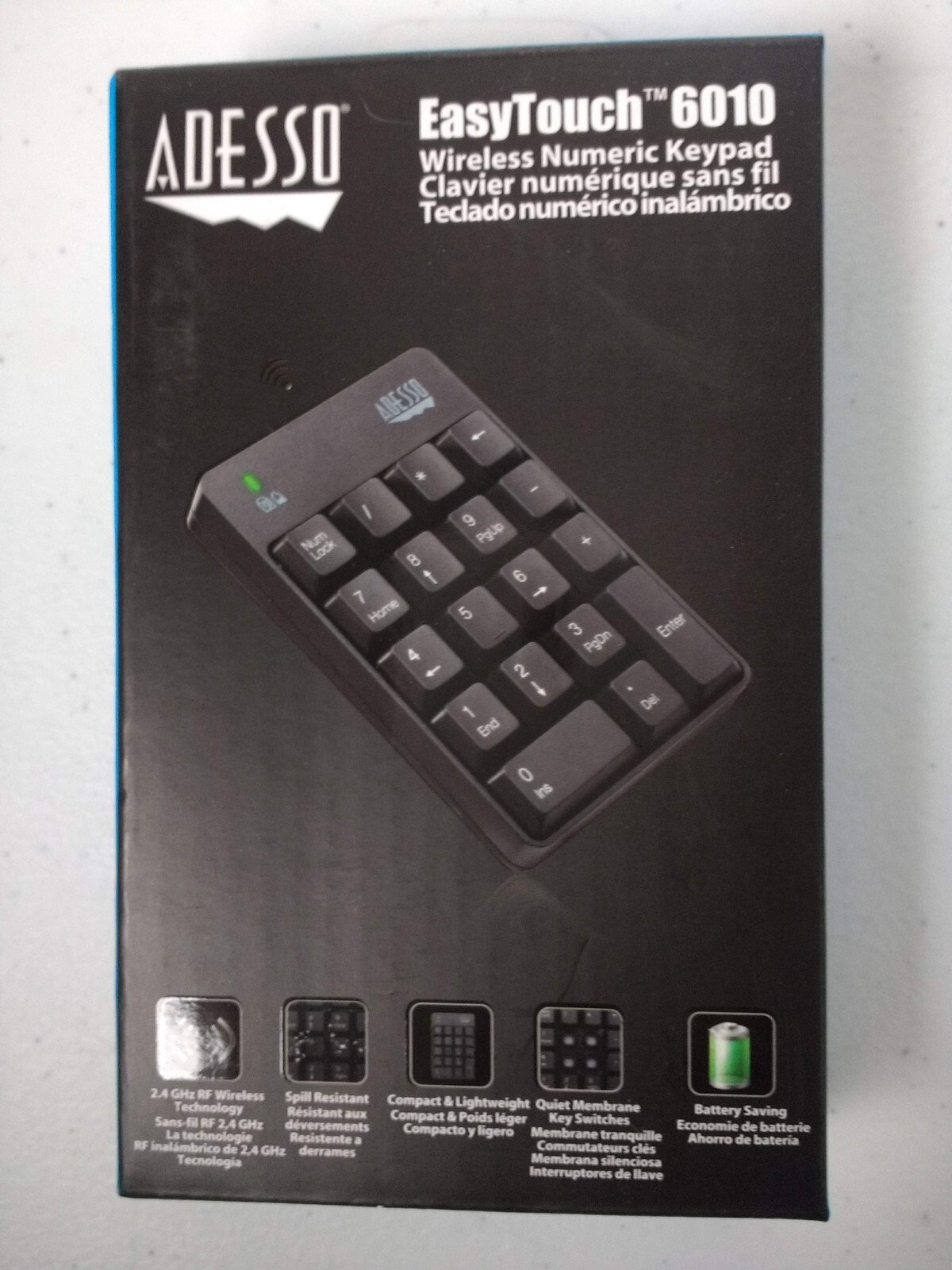 Factory Sealed Adesso EasyTouch 6010UB 18-Key Numeric Keypad     Free Shipping