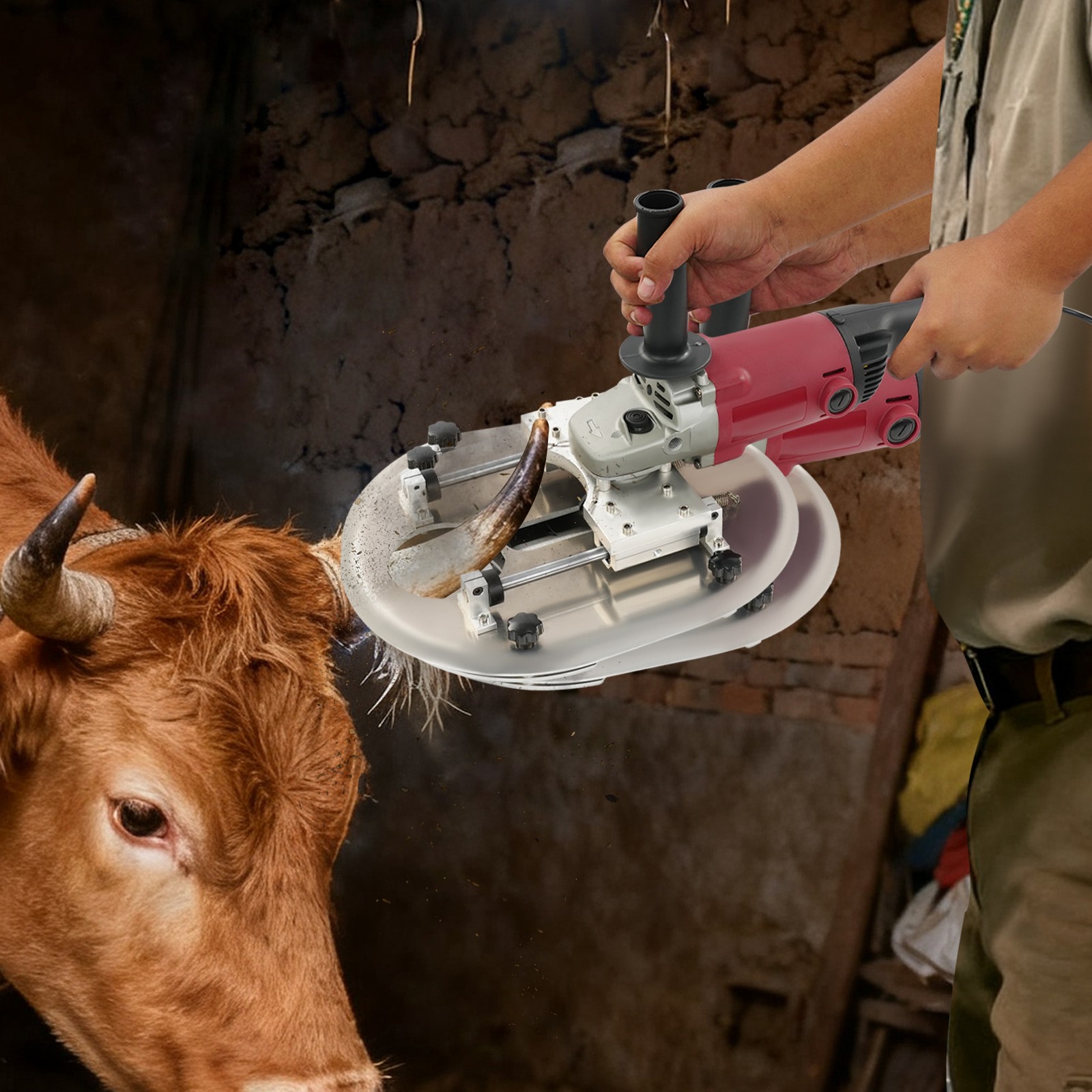 Electric Cattle Dehorner Cow Horn Remover Portable Electric Horn Cutting Machine