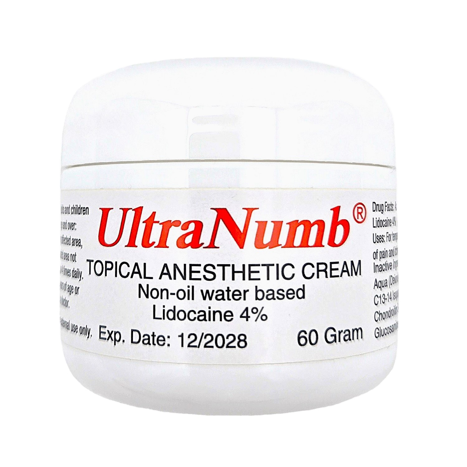 60g ULTRA NUMB® Skin Cream Painless Body Art Laser Waxing Piercing