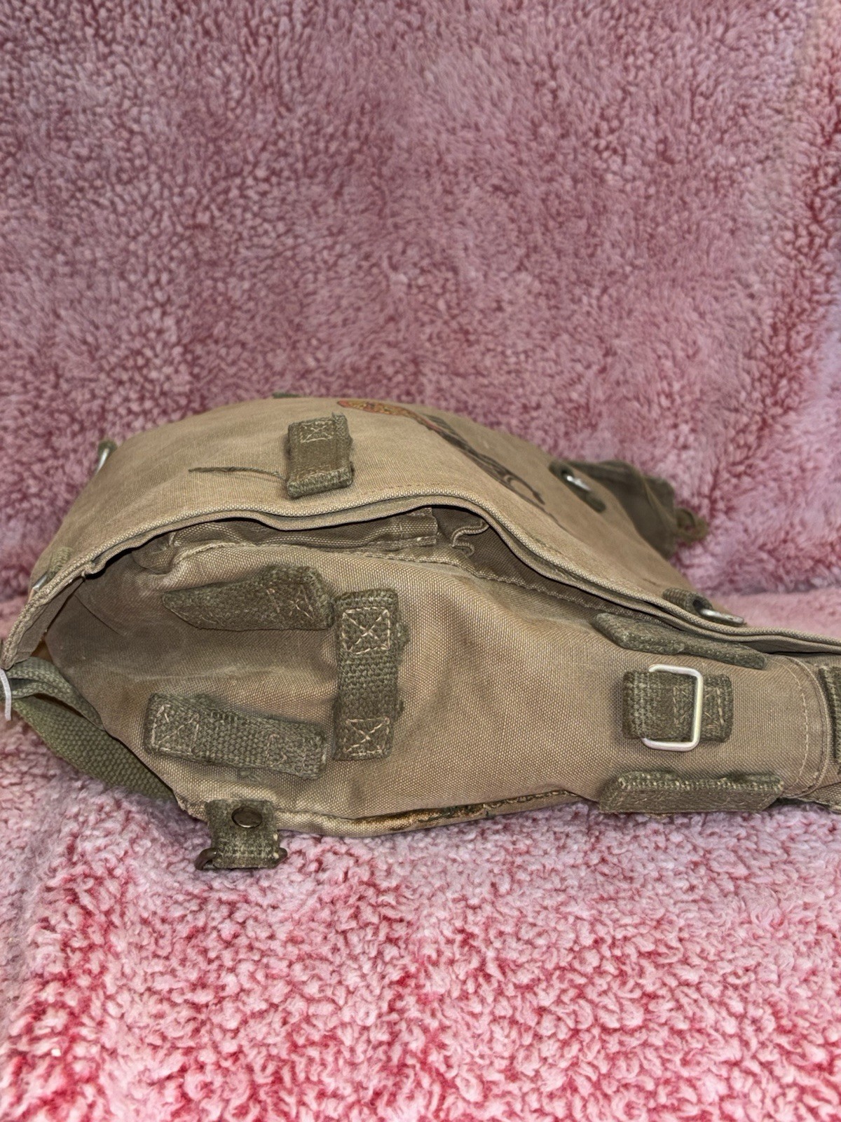 1960s West German Issue Heavy-Duty Canvas Shoulder/Hand Carry