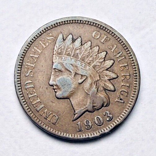 1903 Indian Head US 1c ~ XTRA Fine / XF++?? ~ Full Diamond ~ AWESOME ~ Y19