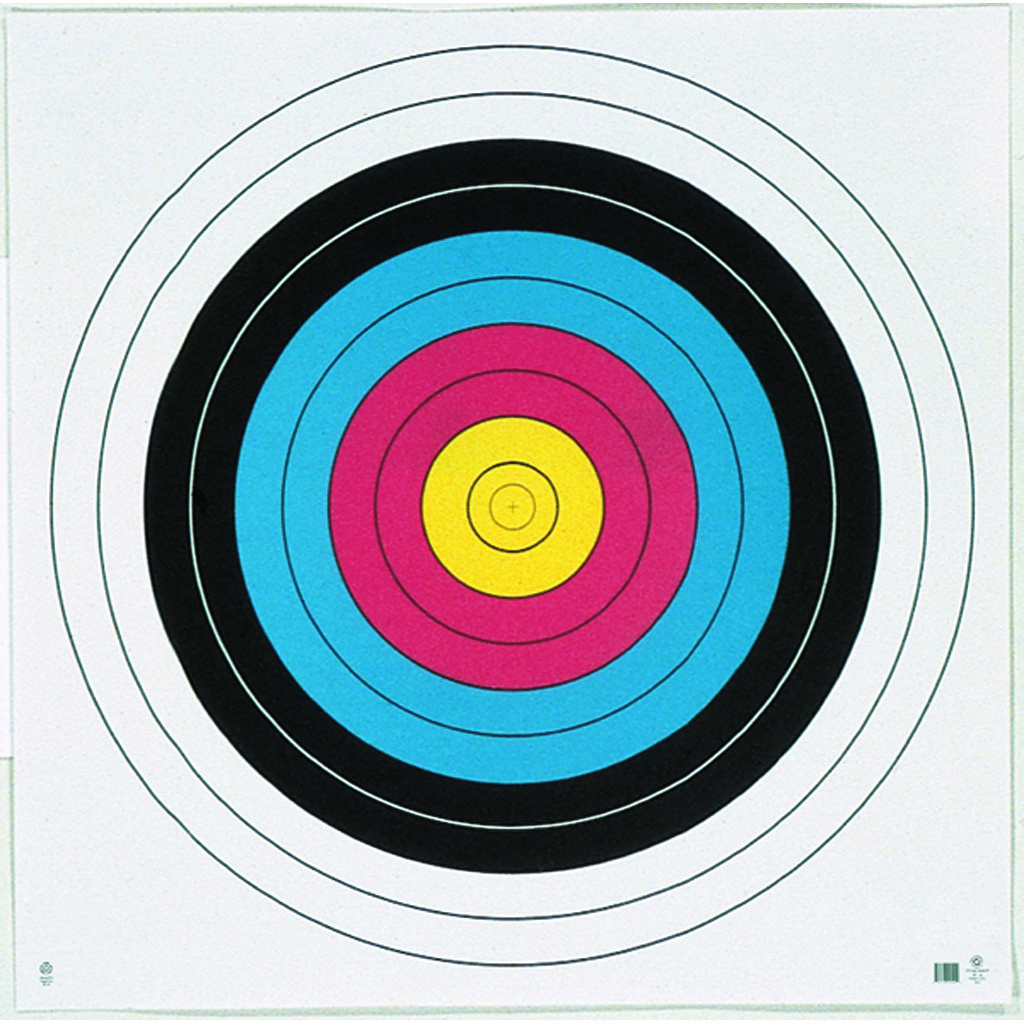 Maple Leaf Target Face FITA 10-Ring 60 cm. 25 pk.