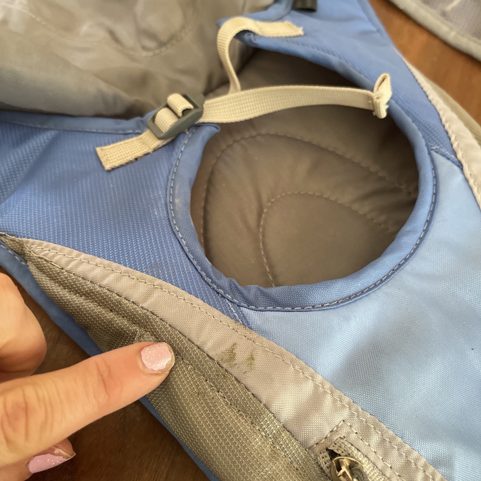 Light Blue Camelbak backpack 1.5L (Pack only- no Reservoir bladder)