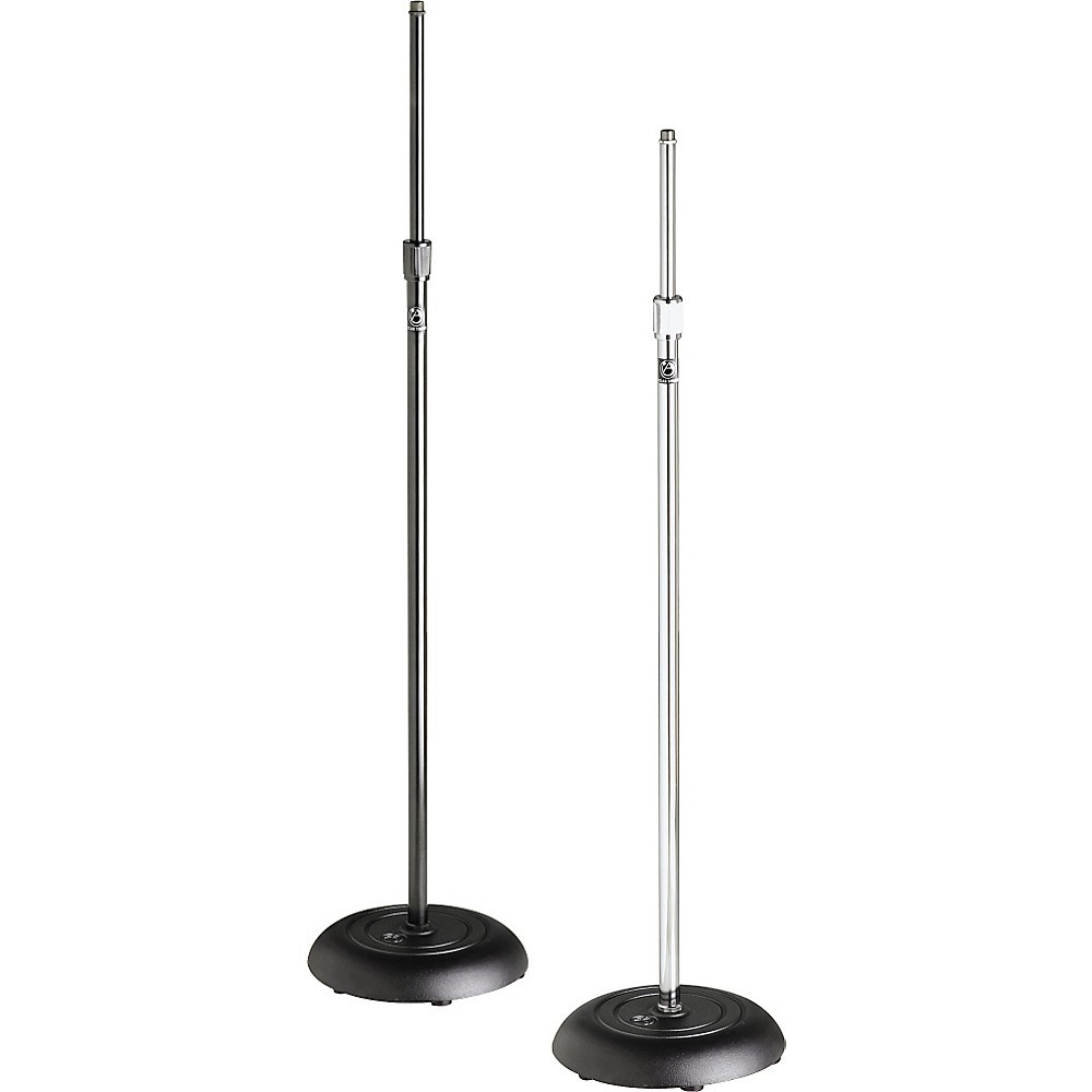 Atlas Sound MS10C Round Base AllPurpose Mic Stand Chrome