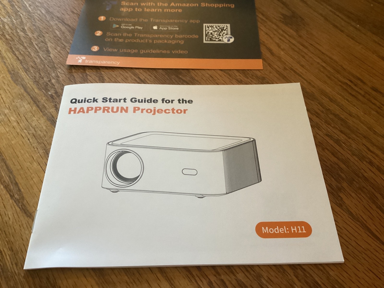 Happrun H11 projector new in box