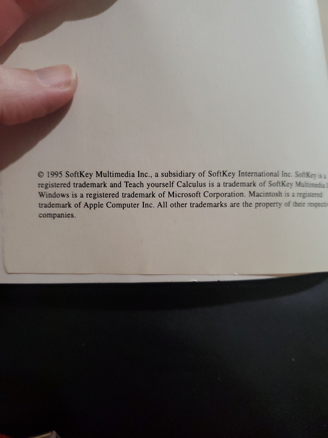 1995 Teach Yourself Calculus Cd Rom In Case And User Guide