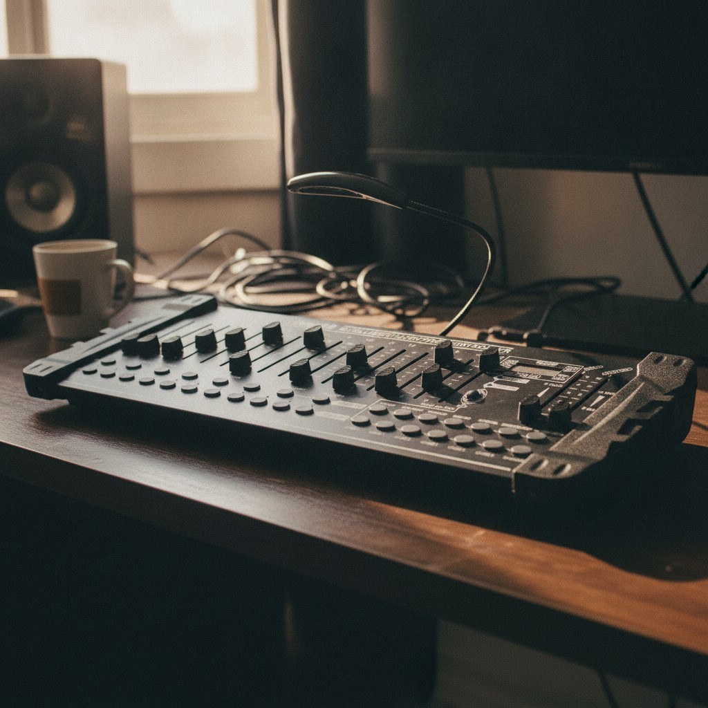 DJ Controller 384CH DMX Cotroller Use for Program Editing of Bar Club Live Li...