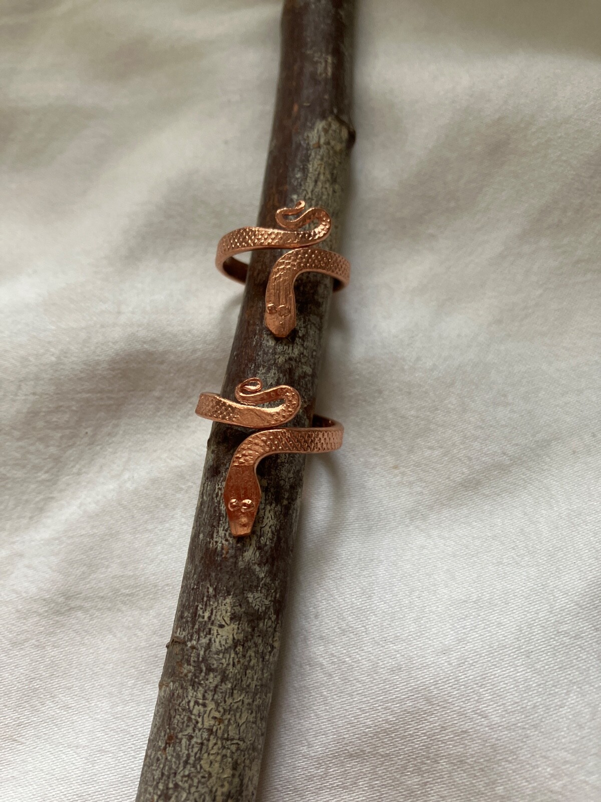 Copper toe rings