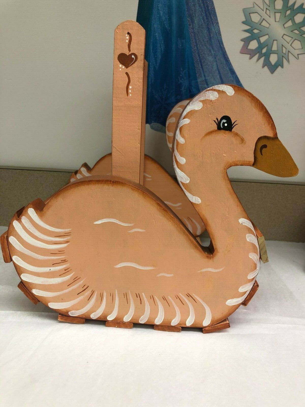 Wooden Handmade Duck Basket