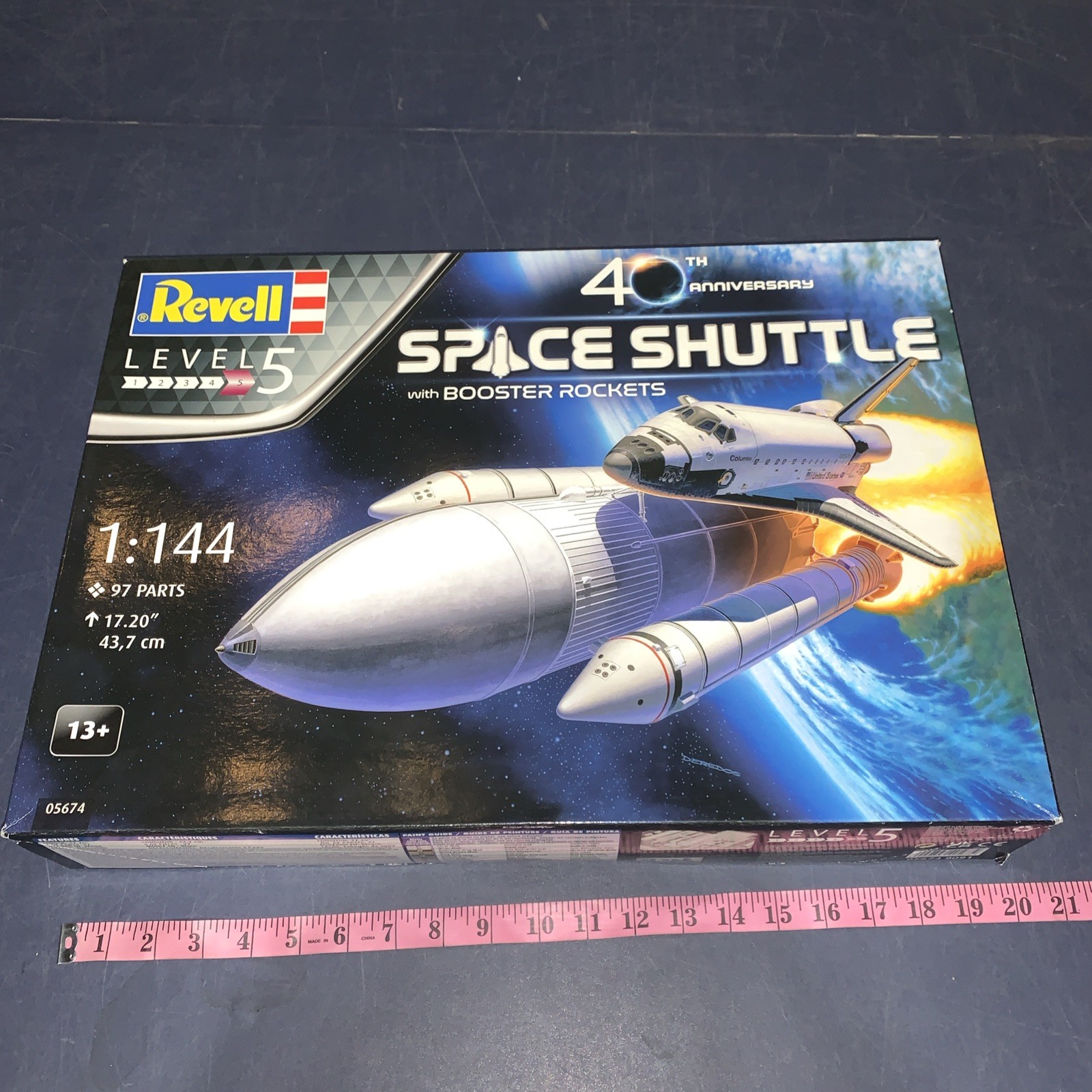 Revell 40th Ann. Space Shuttle With Booster Rockets New