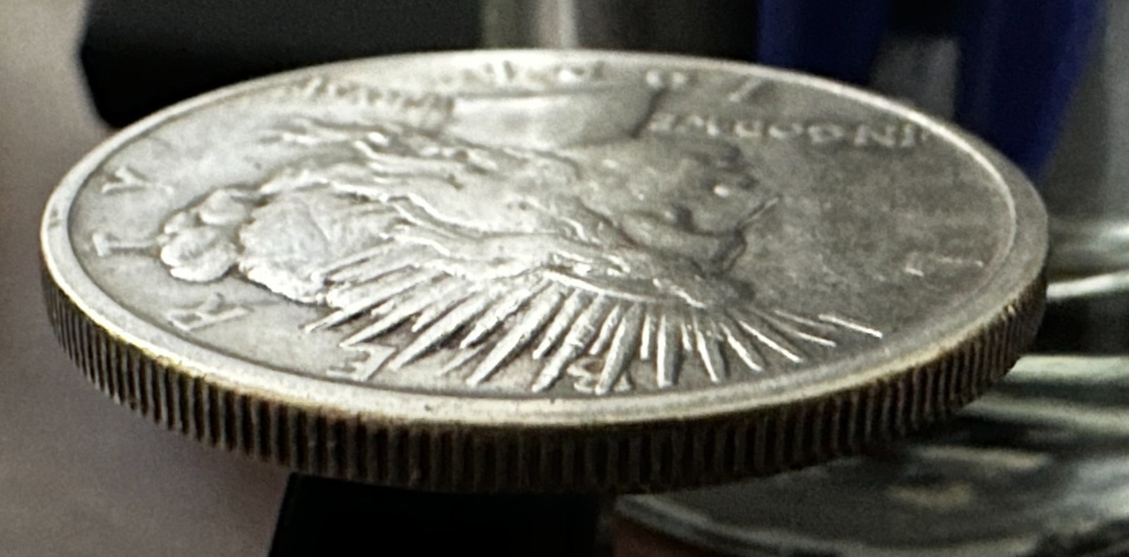 1921 United States 90% Silver High Relief Peace Dollar Nice