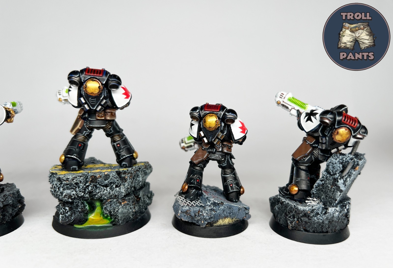 Warhammer 40k - Black Templar Space Marines - 5 Hellblasters