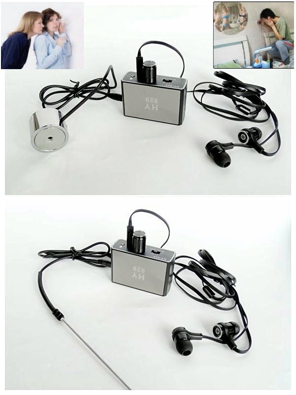 High sensitivity Door Wall Ceiling Microphone Listen Device Recorder Playback A
