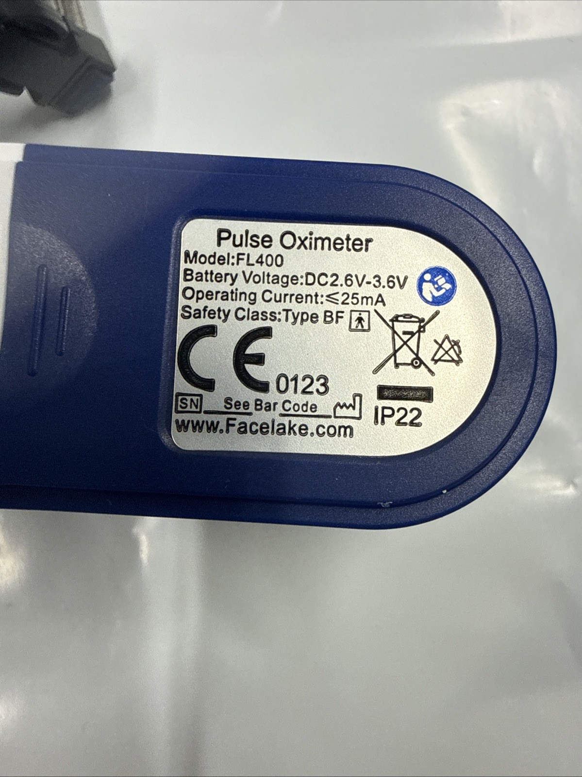 Facelake FL400 Pulse Oximeter A3