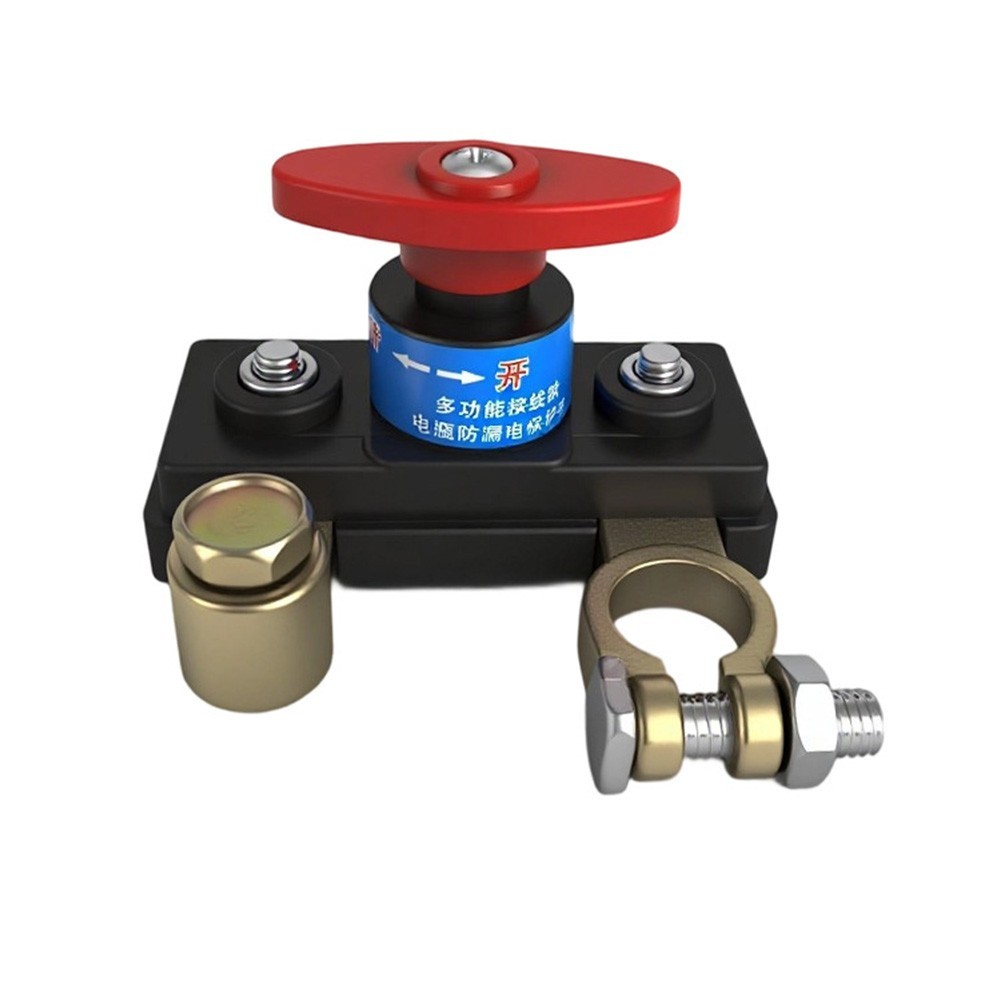 Battery Disconnect Switch for Vehicle Use Brass Power Off Cut Off 100 Amp 12V