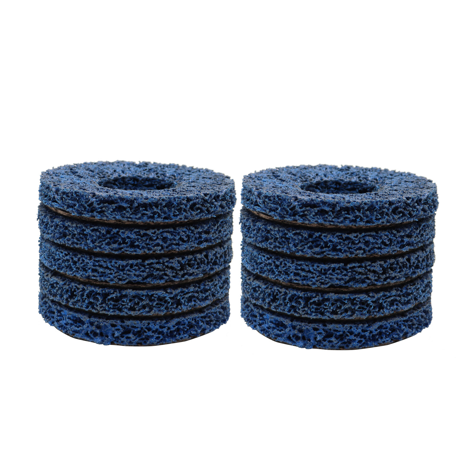 10 Pack 4.5''x7/8" Poly Strip Disc Wheel Angle Grinder Paint Rust Removal Clean