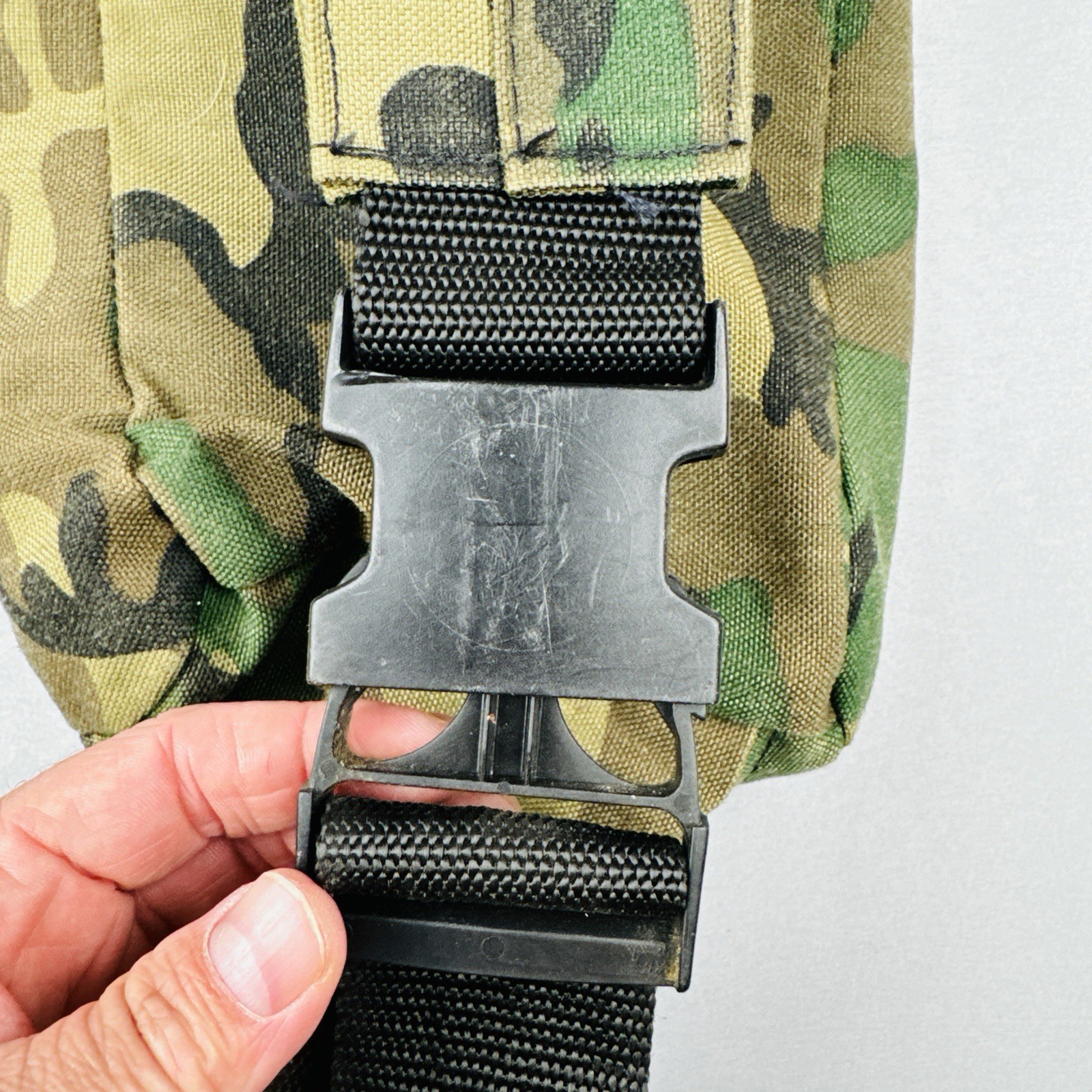 Vintage Fieldline Camo Sling Bag USA Made Hunting Waist Pack Outdoor