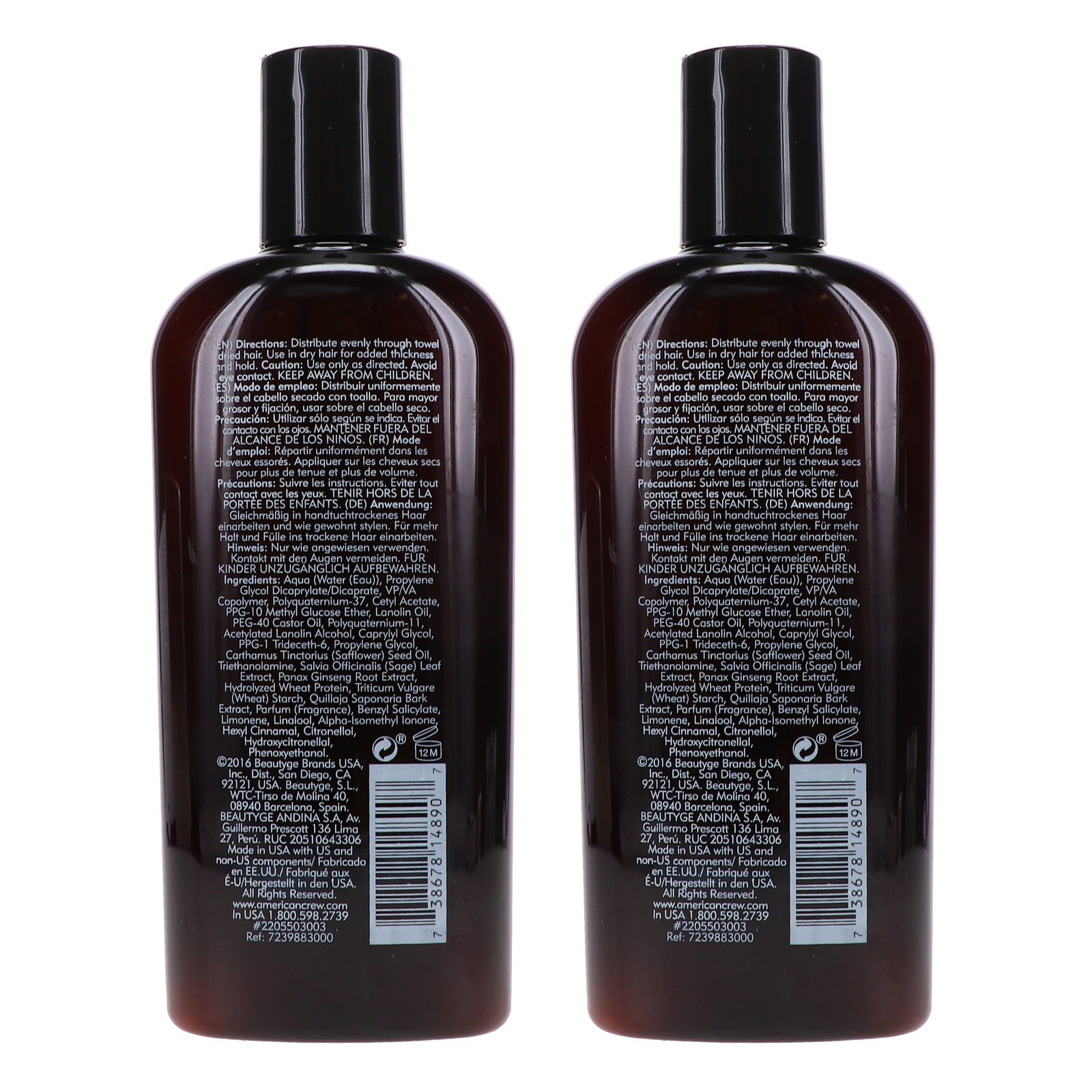 American Crew Light Hold Texture Lotion 8.4 oz 2 Pack