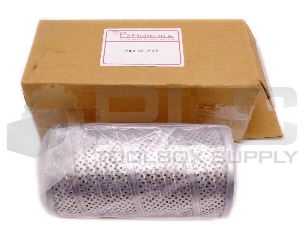 NEW PX FILTRATION PXS 62 W 25 FILTER