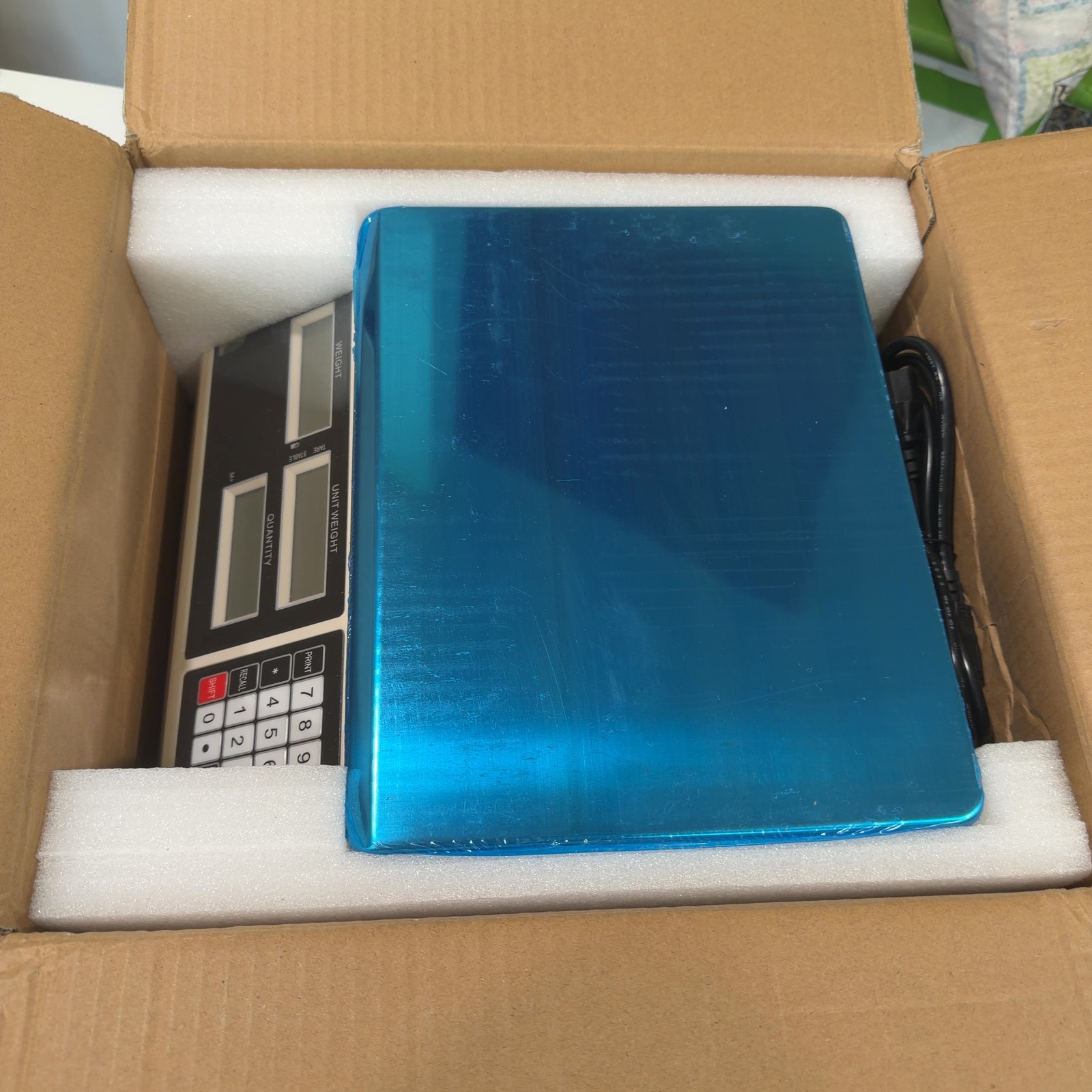 Digital Counting Scale 10kg 0.1g RS232 Inventory Computer Serial Connection