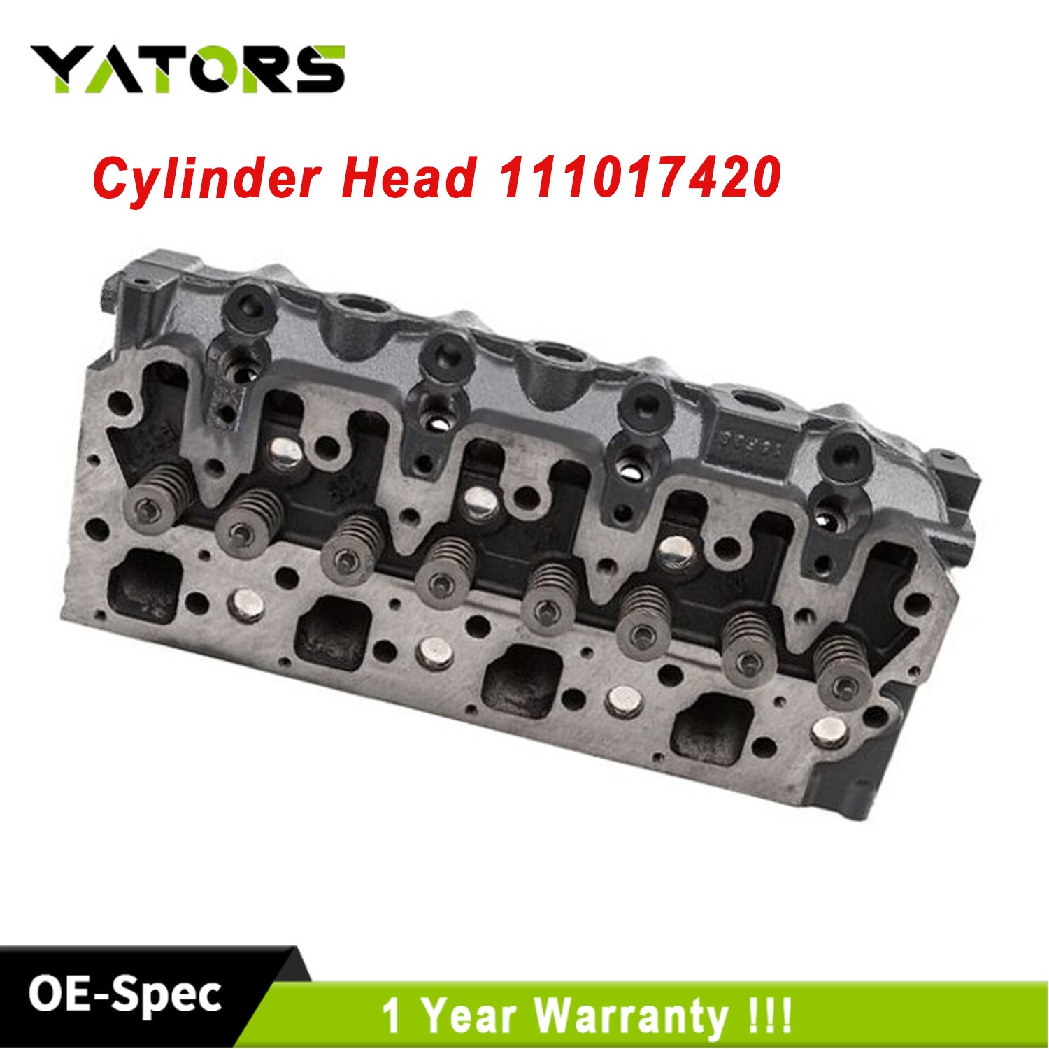 Complete Cylinder Head 111017420 For Perkins 104-22 Shibaura N844 Engine