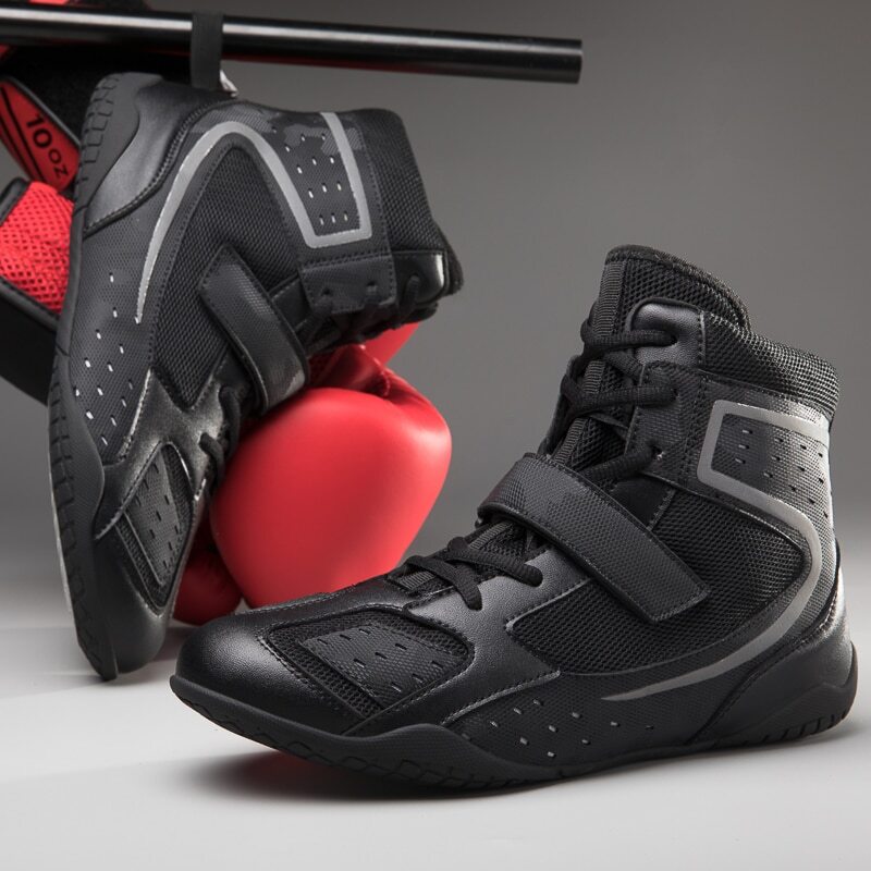 Professional High-top Wrestling Shoes Boxing Fighting Boots Wearable Sneakers