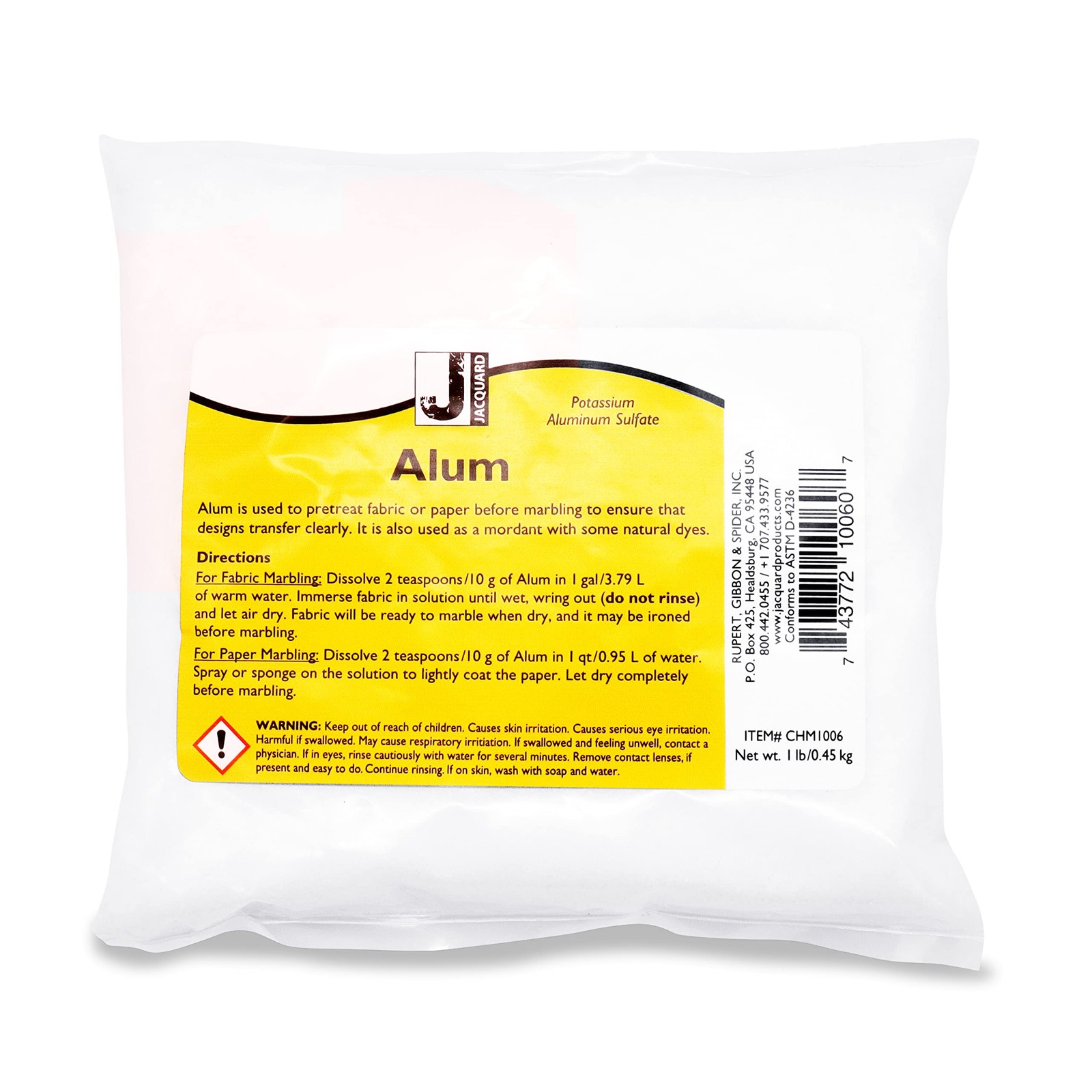 Alum 1lb Pkg for Marbling