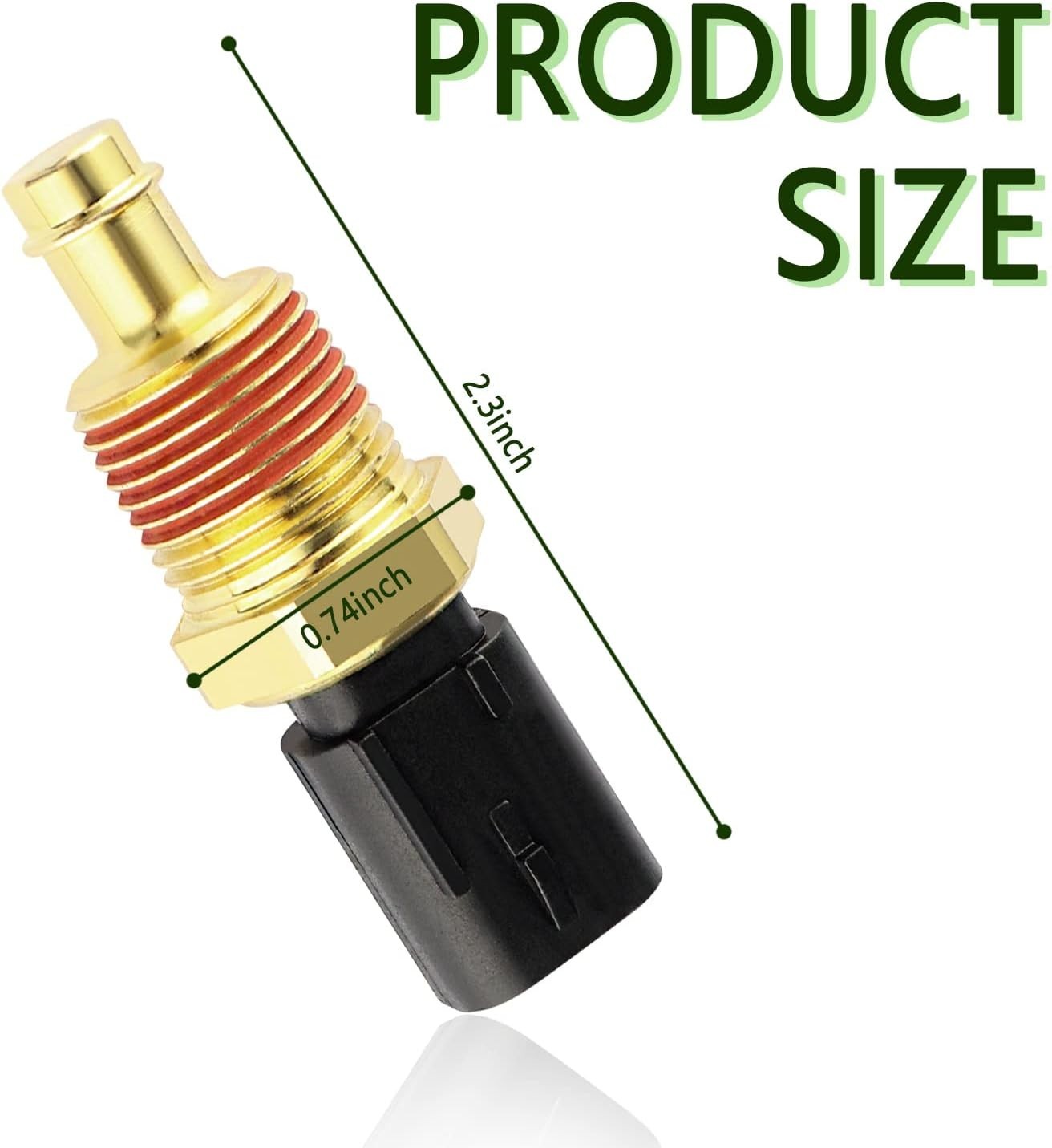Engine Coolant Temperature Standard Coolant Temp Sensor Compatible with Chrys...
