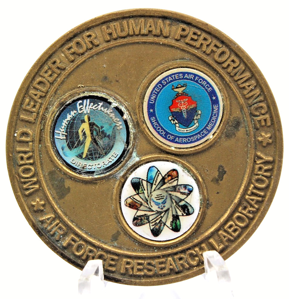 USAF 711th Human Performance Wing AFRL Challenge Coin 1.5in