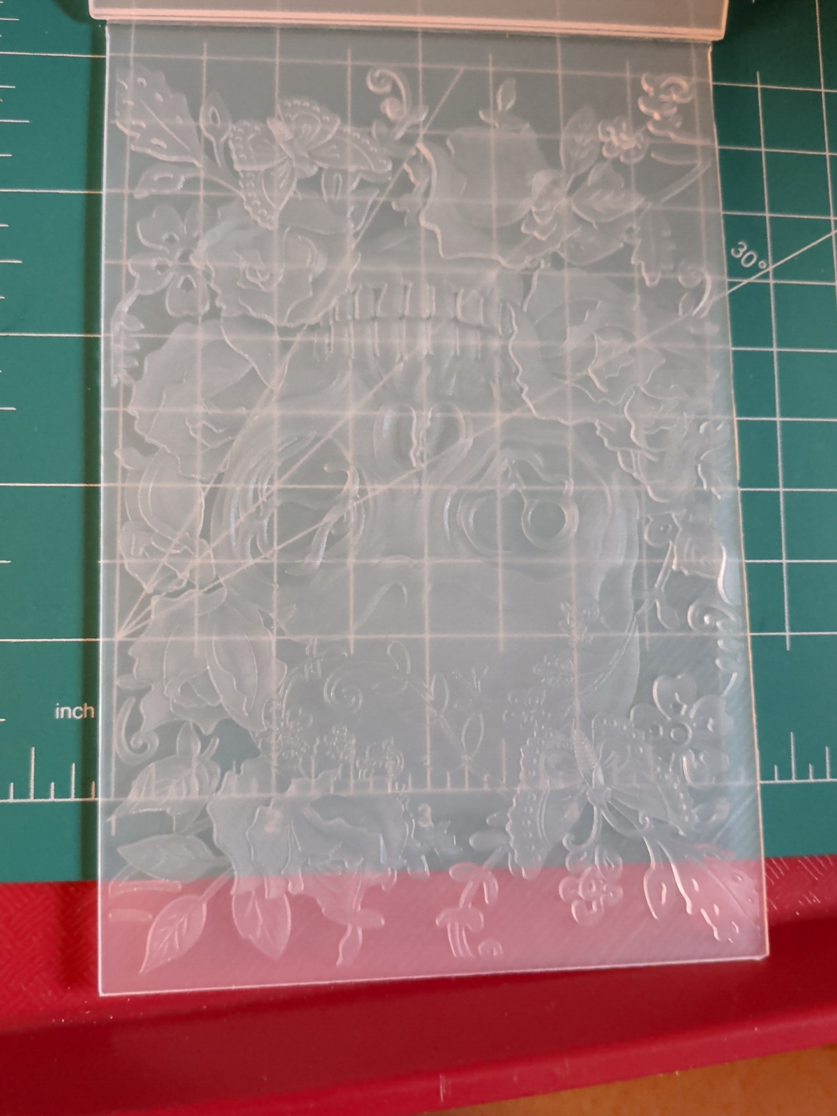 Universal Thin plastic 3d embossing folder Halloween Sugar Skull Day Of Dead