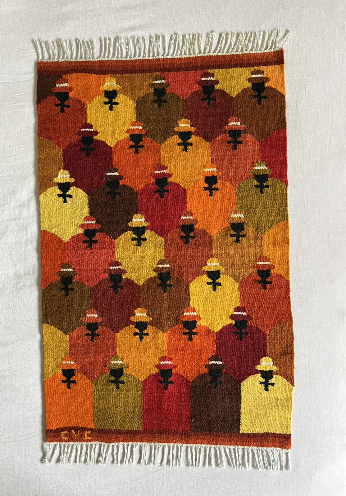 Peruvian Woven Rug - 37" x 20.5"