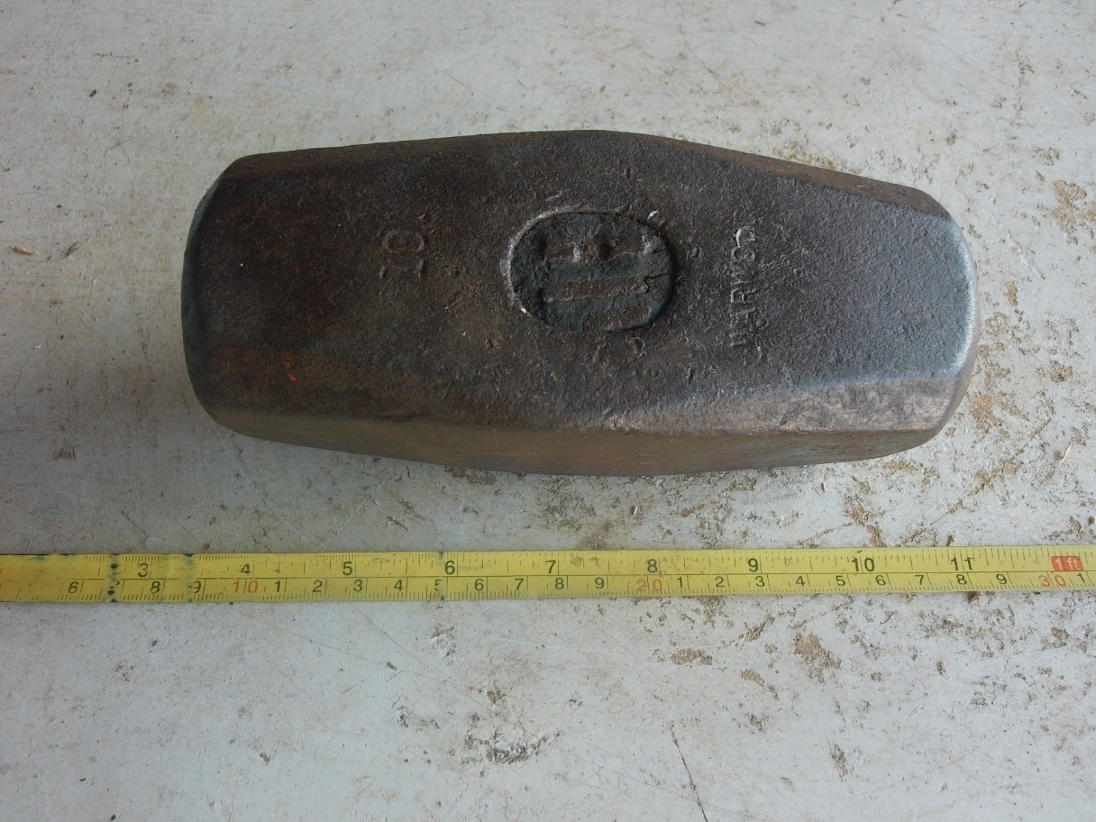Vintage 10 lb Warwood hammer head Lot 26-37-3-A