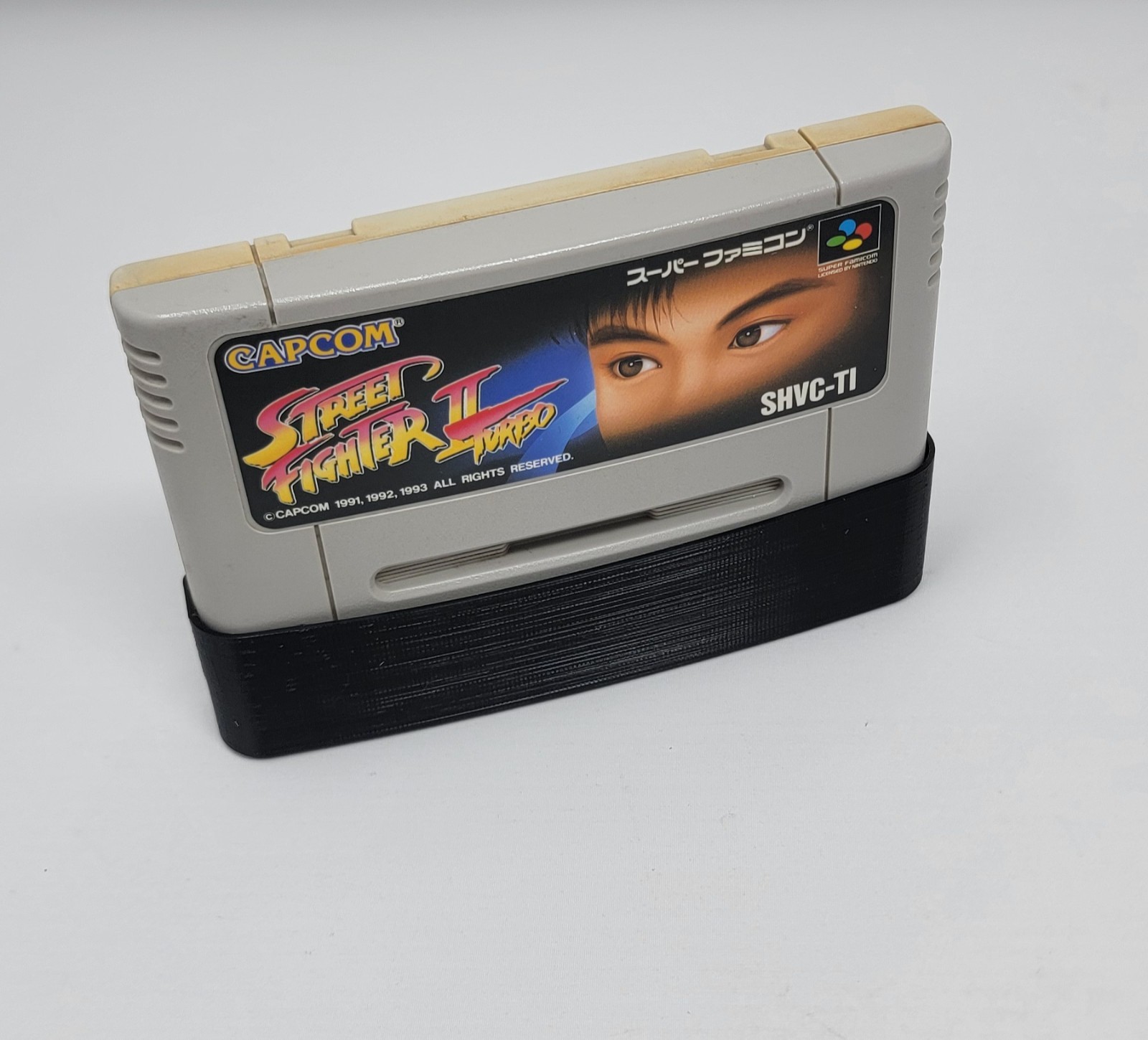 NEW Super Famicom Dust Cover Protective Sleeve Storage 6 OEM Cartridge BLACK
