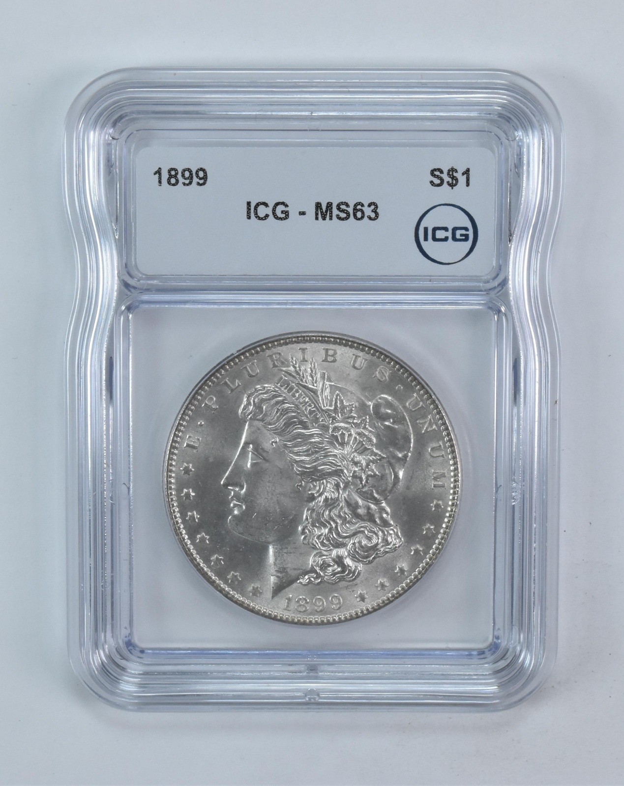 1899 Morgan Silver Dollar MS63 ICG