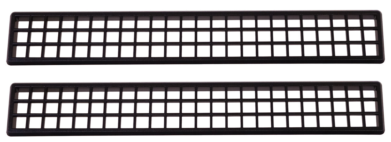 1981 1982 1983 1984 1985 1986 1987 CHEVY GMC TRUCK BLACK DEFROSTER VENTS