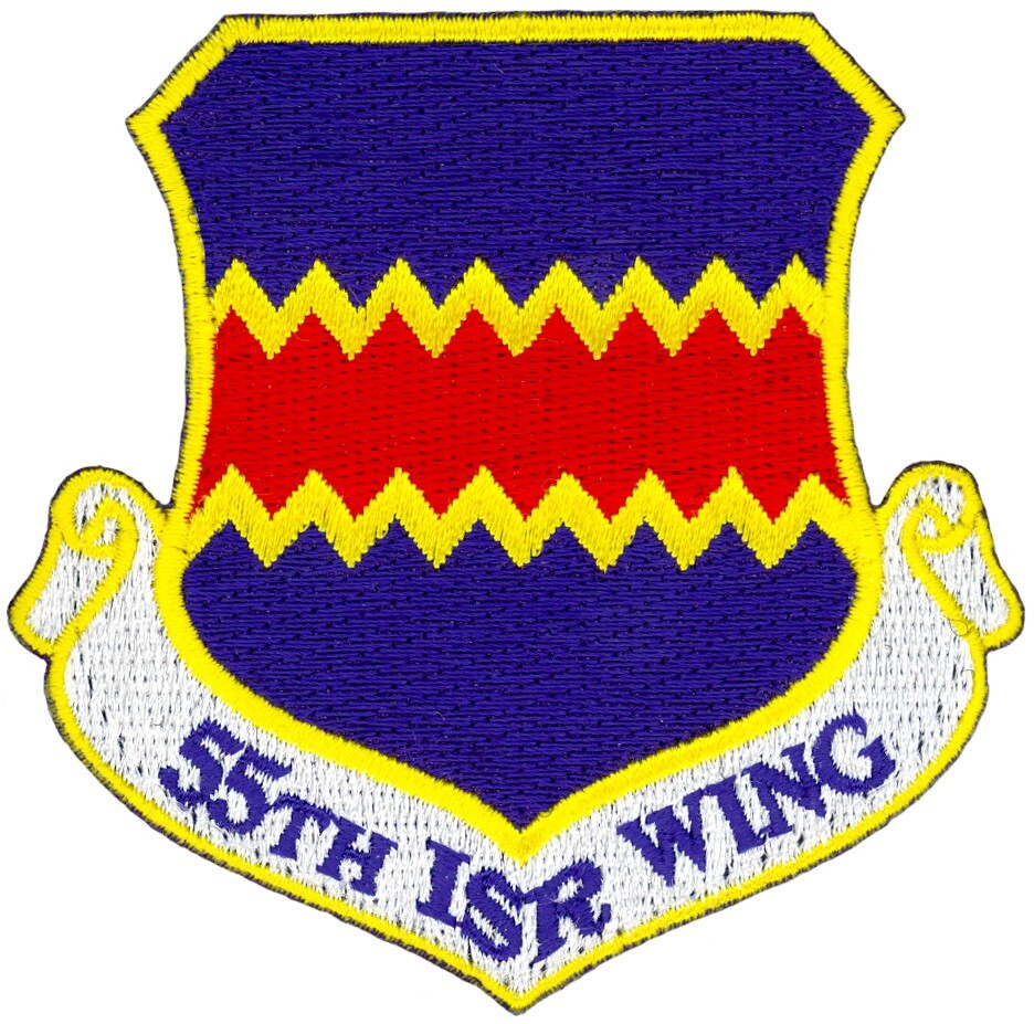 USAF 55th INTELLIGENCE, SURVEILLANCE & RECONNAISSANCE WING PATCH