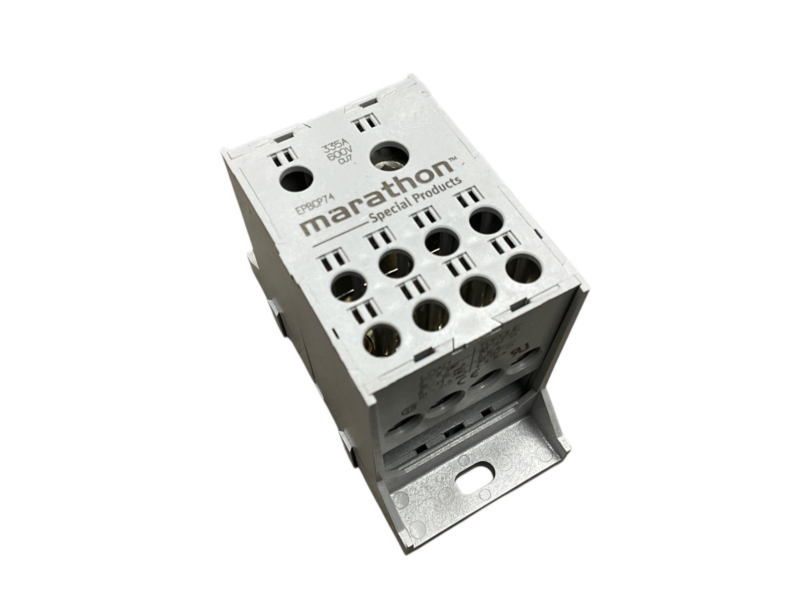 Marathon EPBCP74 Power Distribution Block 335A 600V CU Only (New)
