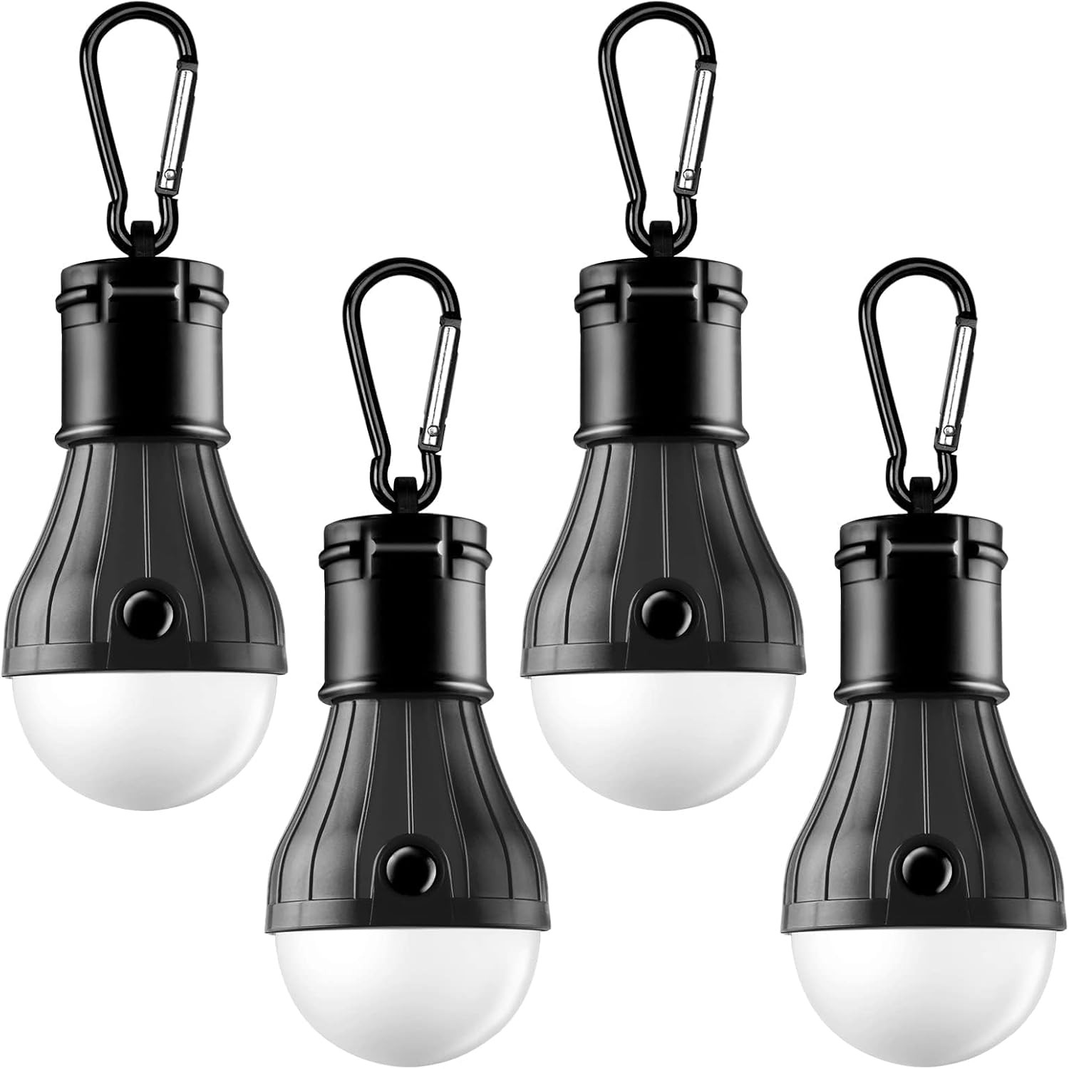 FLY2SKY Portable LED Tent Lamp Emergency Lights with Hook, Hurricane Bulb Lanter