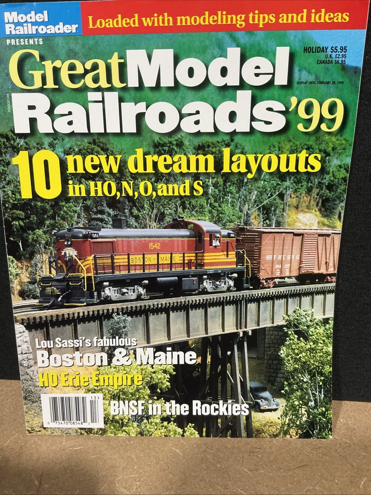 Great Model Railroads! 1999. Excellent Condition, Bagged And Boarded!